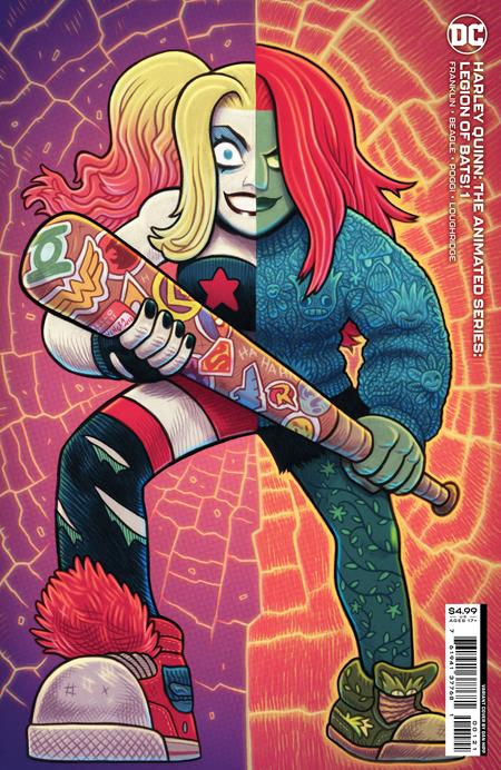 Pop Weasel Image of Harley Quinn The Animated Series Legion Of Bats #1 (of 6) Cvr B Dan Hipp Card Stock Var (mr)