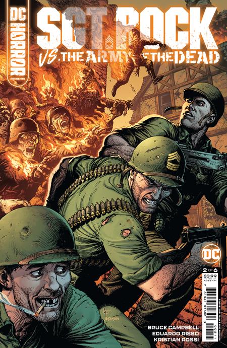Pop Weasel Image of Dc Horror Presents Sgt Rock Vs The Army Of The Dead #2 (of 6) Cvr A Gary Frank (mr)