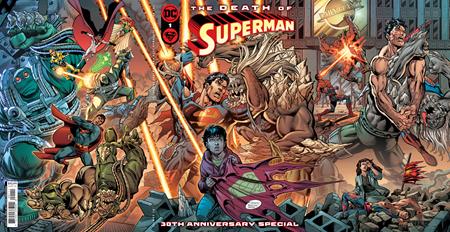 Pop Weasel Image of Death Of Superman 30th Anniversary Special #1 (one-shot) Cvr A Dan Jurgens & Brett Breeding Gatefold Cover