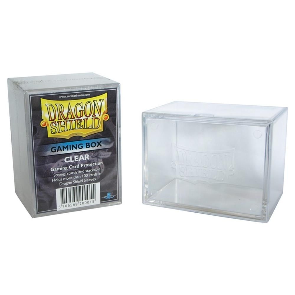 Pop Weasel Image of Deck Box - Dragon Shield - Clear - TCG Accessories - Image - Pop Weasel