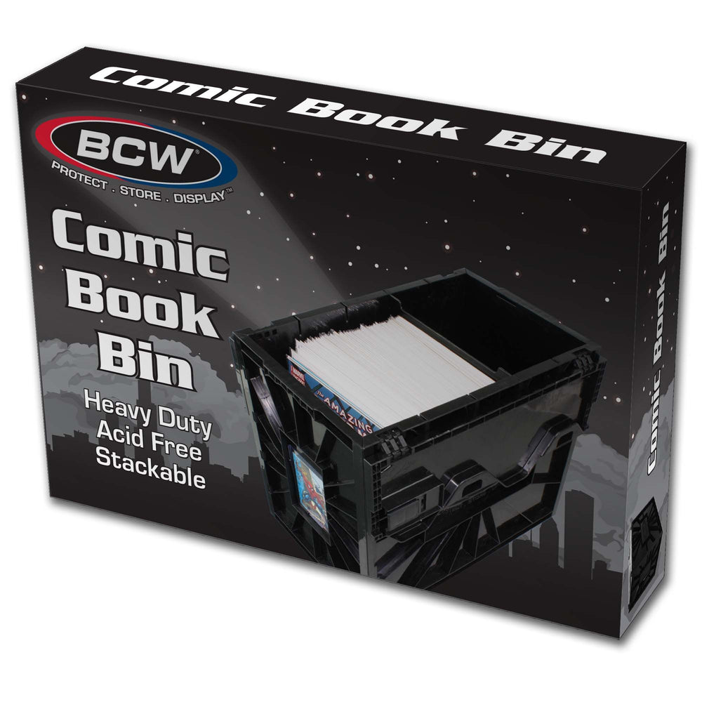 BCW Comic Bin 'Short' Black - Comic Accessories - Image - Pop Weasel
