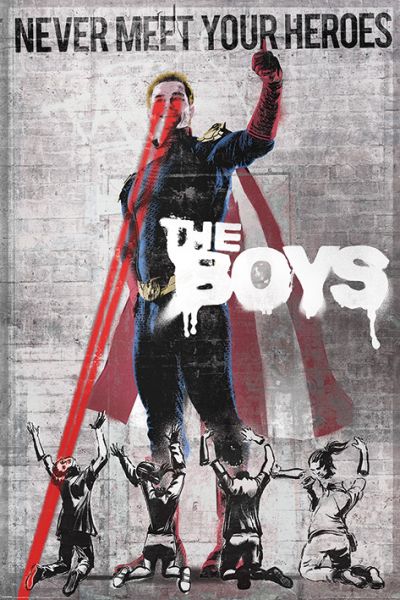 Pop Weasel Image of The Boys Hoemlander Stencil Poster