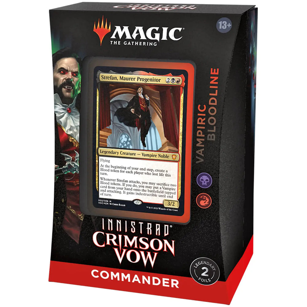 Magic: The Gathering - Innistrad: Crimson Vow Commander Deck - Vampiric Bloodline - TCG - Image - Pop Weasel