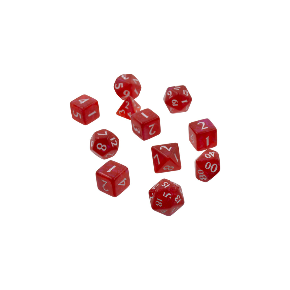 Eclipse 11 Dice Set: Apple Red - Dice & Accessories - Image - Pop Weasel