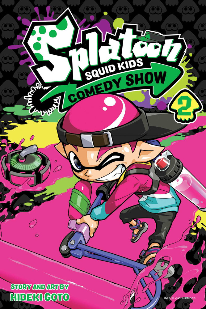 Front Cover Splatoon: Squid Kids Comedy Show, Vol. 02 ISBN 9781974717033 - Manga - Image - Pop Weasel