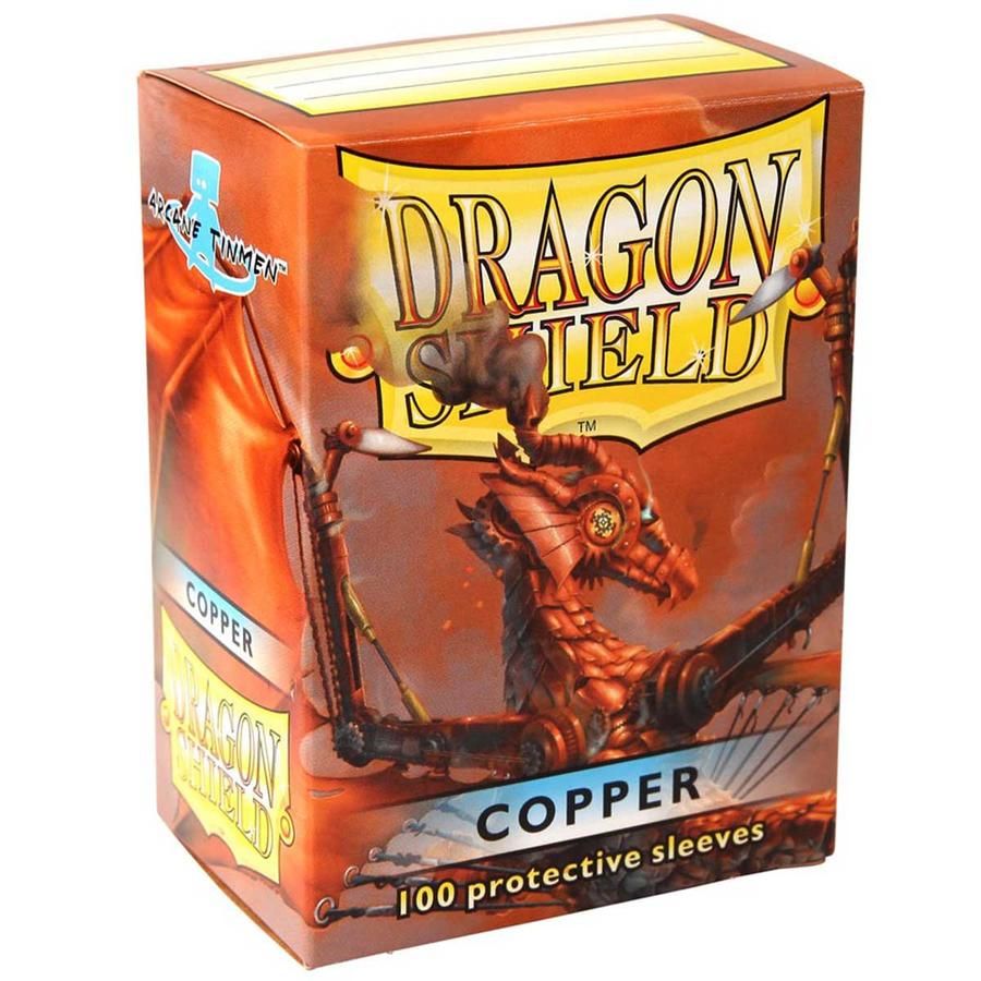 Pop Weasel Image of Sleeves - Dragon Shield - Box 100 - Copper - TCG Accessories - Image - Pop Weasel