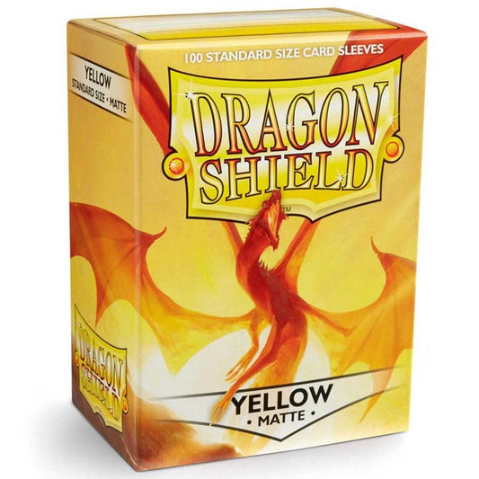 Pop Weasel Image of Sleeves - Dragon Shield - Box 100 - Yellow MATTE