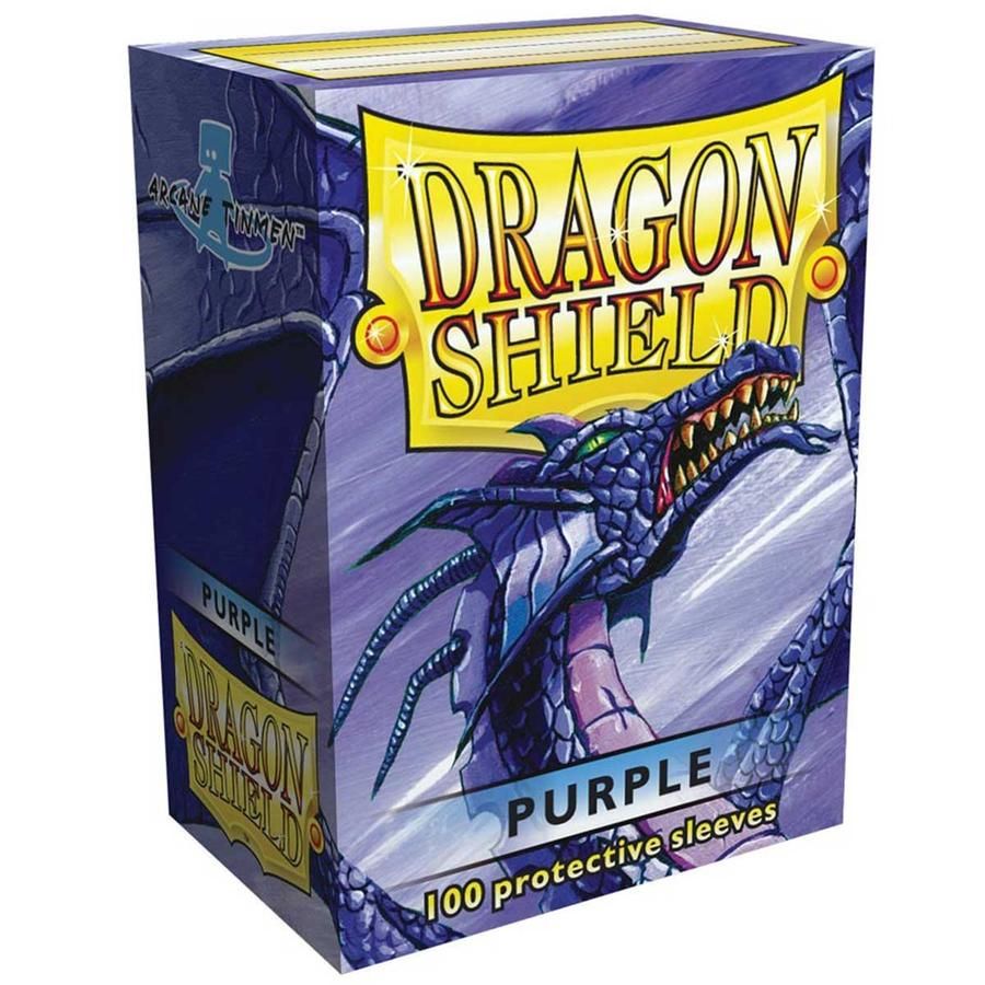 Pop Weasel Image of Sleeves - Dragon Shield - Box 100 - Purple - TCG Accessories - Image - Pop Weasel