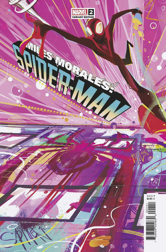 Miles Morales Spider-Man #2 Graffiti Variant