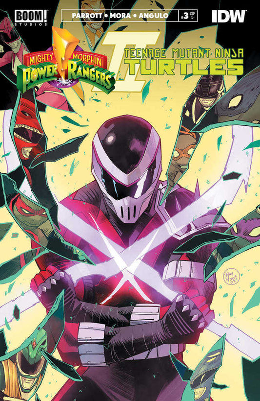 Mmpr Teenage Mutant Ninja Turtles II #3 (Of 5) Cover A Mora