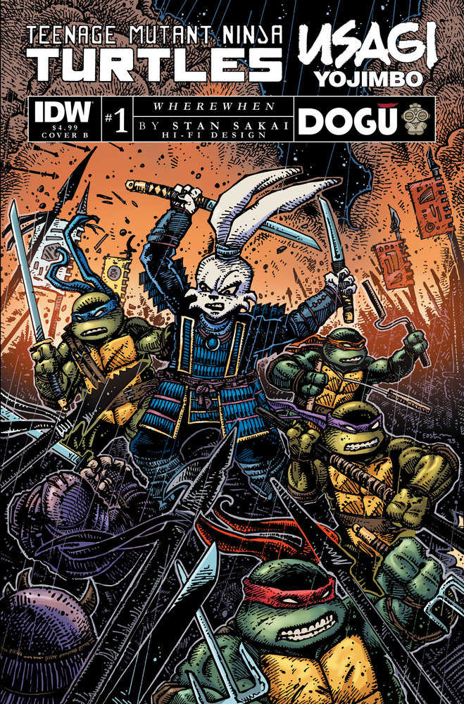 Teenage Mutant Ninja Turtles/Usagi Yojimbo: Wherewhen - Comics - Image - Pop Weasel