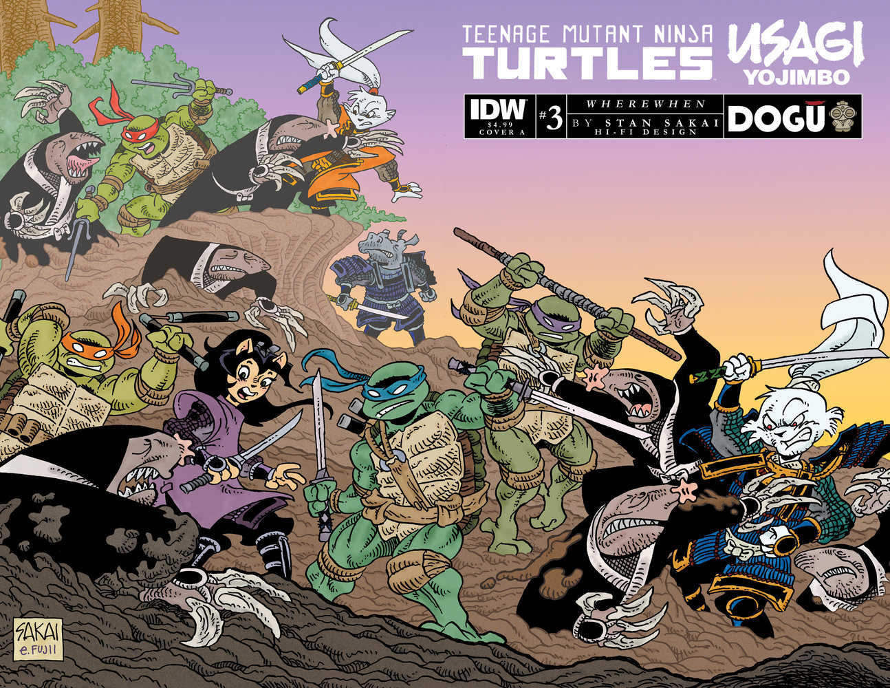 Teenage Mutant Ninja Turtles/Usagi Yojimbo: Wherewhen