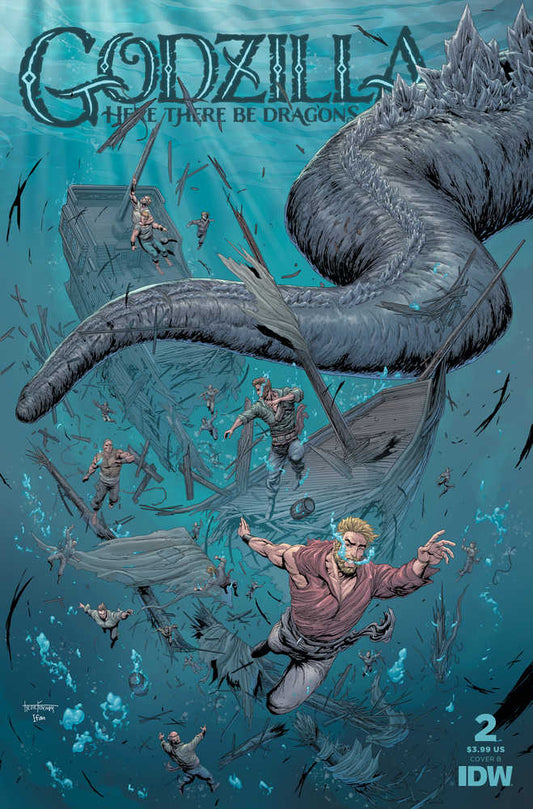 Godzilla Here There Be Dragons #2 Cover B Kirkham