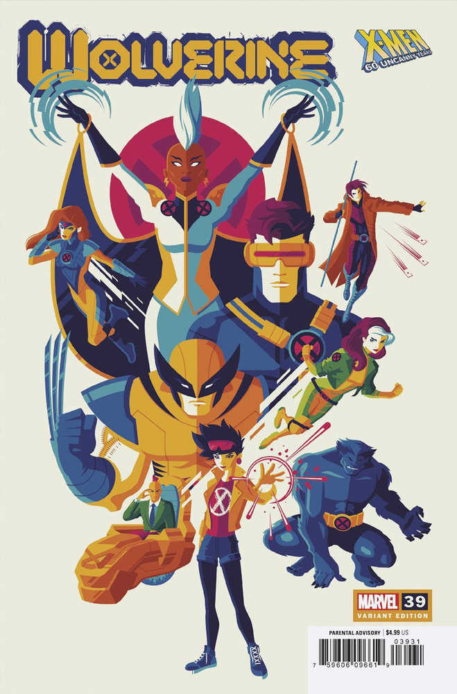Wolverine 39 Tom Whalen X-Men 60th Variant [Fall] - Comics - Image - Pop Weasel