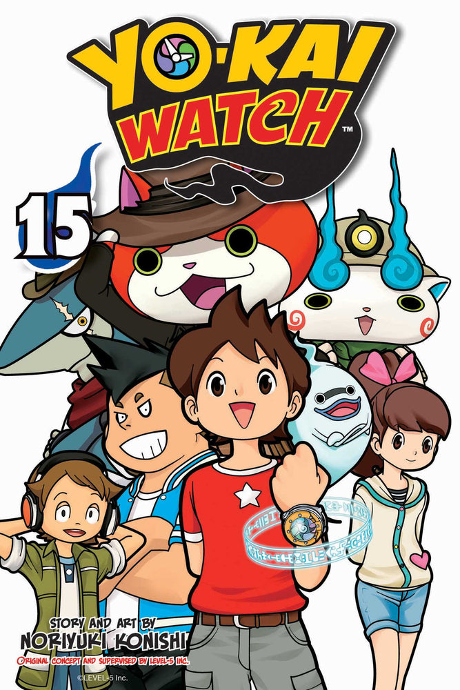 Front Cover YO-KAI WATCH, Vol. 15 ISBN 9781974706082 - Manga - Image - Pop Weasel