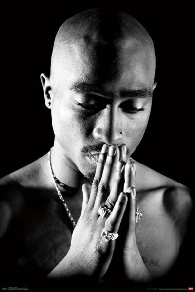 Pop Weasel Image of Tupac - Pray Poster