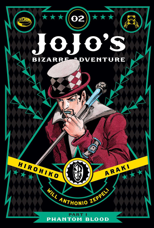 Front Cover - JoJo's Bizarre Adventure: Part 1--Phantom Blood, Vol. 2 - Pop Weasel