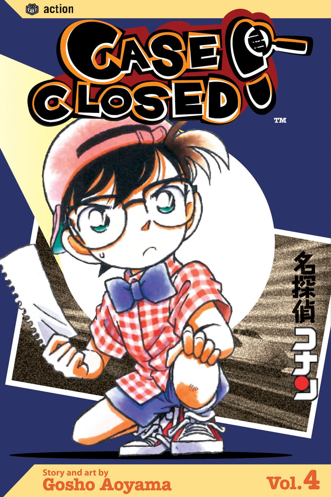 Front Cover - Case Closed, Vol. 4 - Pop Weasel - Manga - Image - Pop Weasel