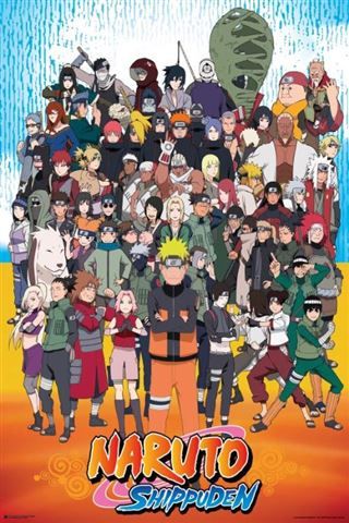 Pop Weasel Image of Naruto Shippuden Cast Poster