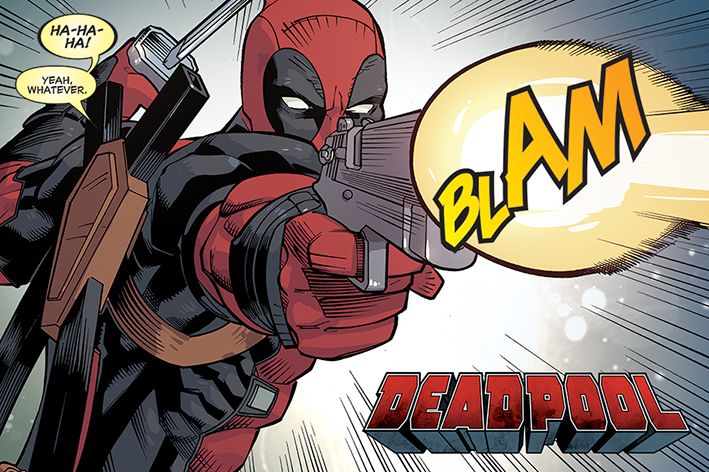 Pop Weasel Image of Deadpool - Blam Poster