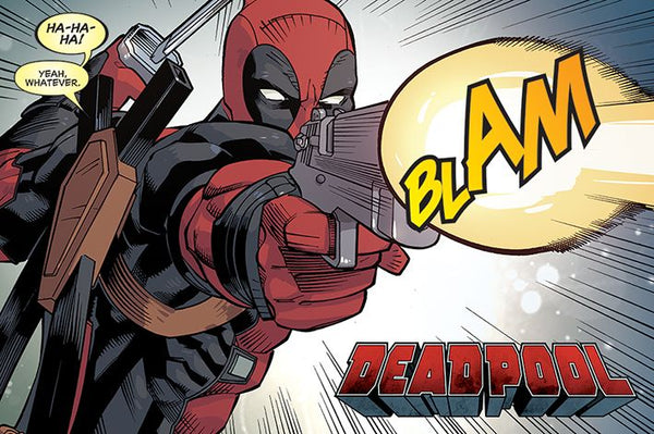 Pop Weasel Image of Deadpool - Blam Poster
