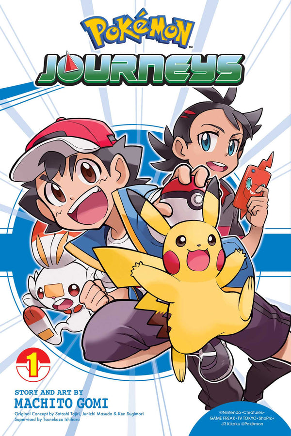 Front Cover - Pokémon Journeys, Vol. 01 - Pop Weasel