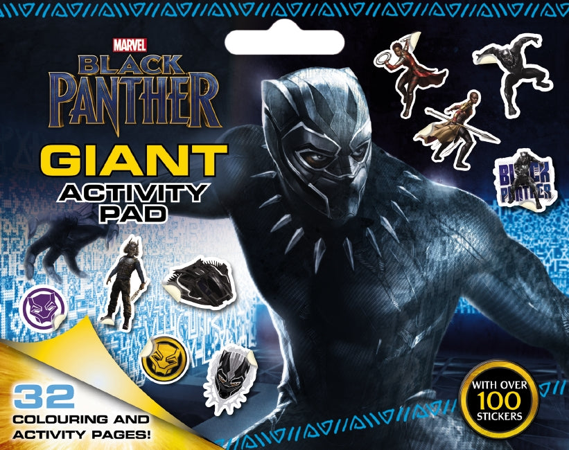 Pop Weasel Image of Black Panther: Giant Activity Carry Pad (Marvel) - Books - Image - Pop Weasel