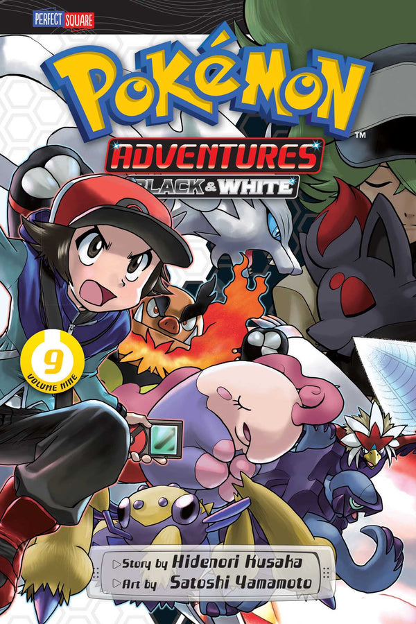 Front Cover - Pokémon Adventures: Black and White, Vol. 09 - Pop Weasel