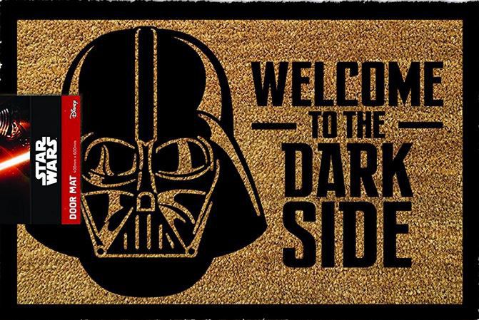 Licensed Doormat - Star Wars Welcome to the Darkside - Door Mat - Image - Pop Weasel