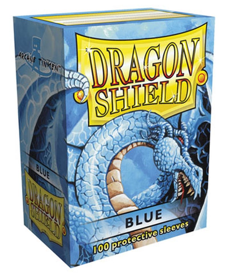 Pop Weasel Image of Sleeves - Dragon Shield - Box 100 - Blue - TCG Accessories - Image - Pop Weasel