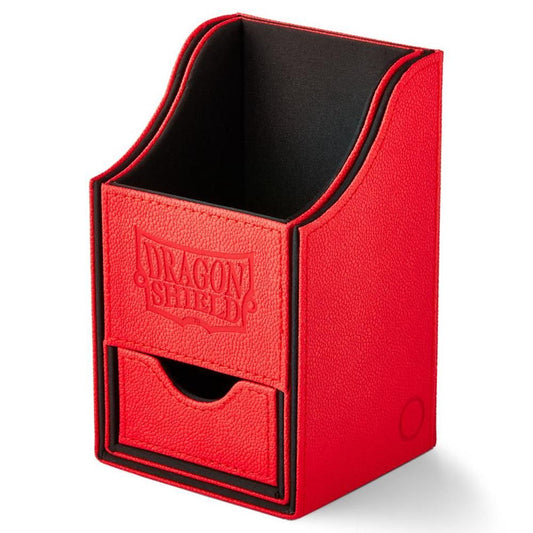 Pop Weasel Image of Deck Box - Dragon Shield - Nest Plus - Light Red/Black