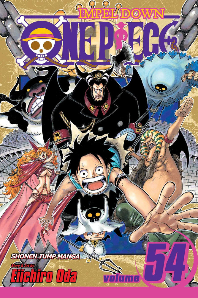 Front Cover One Piece, Vol. 54 ISBN 9781421534701 - Manga - Image - Pop Weasel