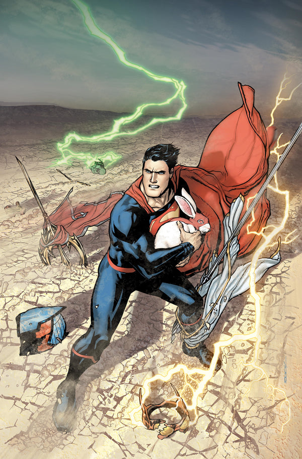 Front Cover Superman Action Comics The Rebirth Deluxe Edition Book 02 ISBN 9781401277604
