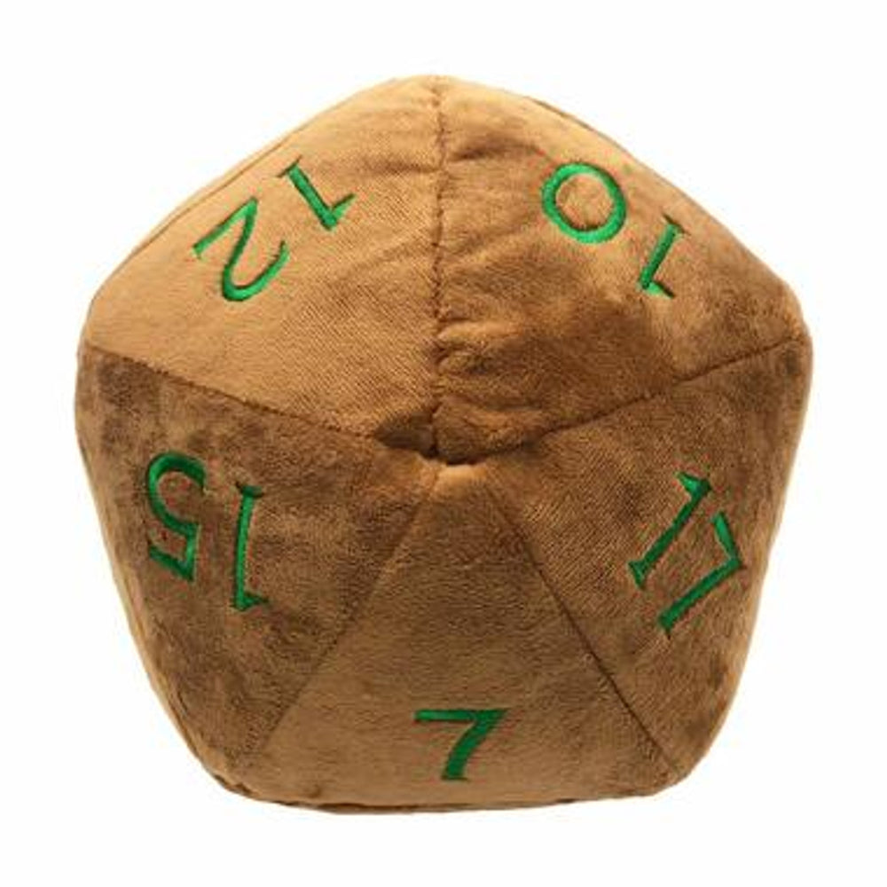 Feywild Copper and Green D20 Jumbo Plush for Dungeons & Dragons - Plush - Image - Pop Weasel