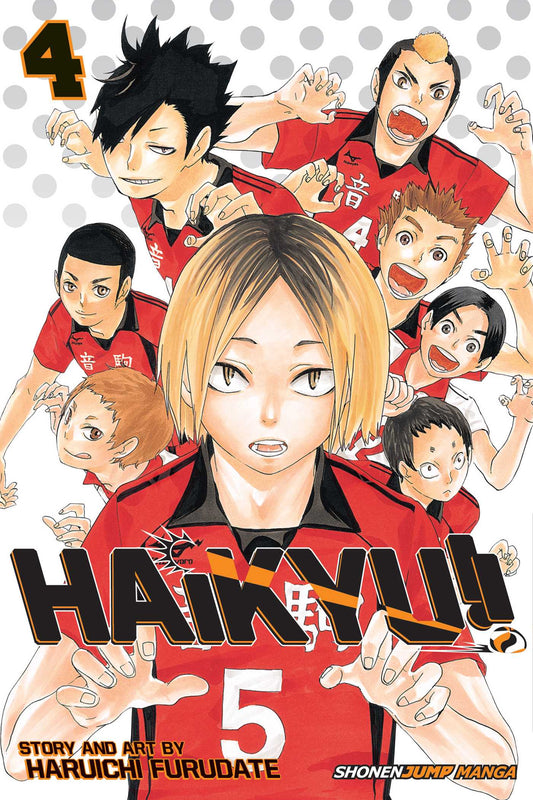 Front Cover - Haikyu!!, Vol. 4 - Pop Weasel