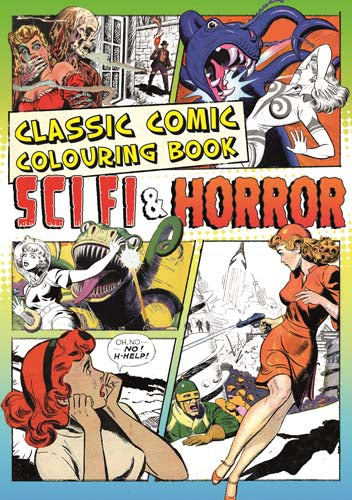 Pop Weasel Image of Classic Comic Colouring Book: Sci-Fi and Horror