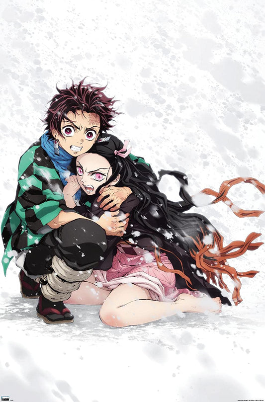 Pop Weasel Image of Demon Slayer - Tanjiro & Nezuko Snow Poster