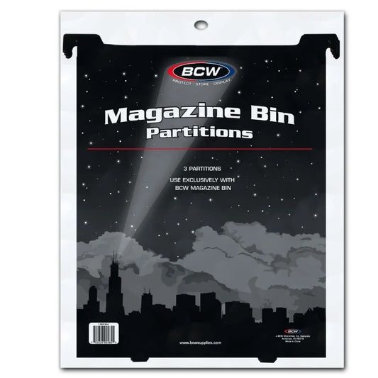 BCW Magazine and Document Bin Extra Partitions (3-Pack)