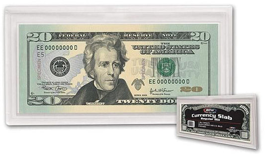 BCW Deluxe Currency Slab Regular Bill