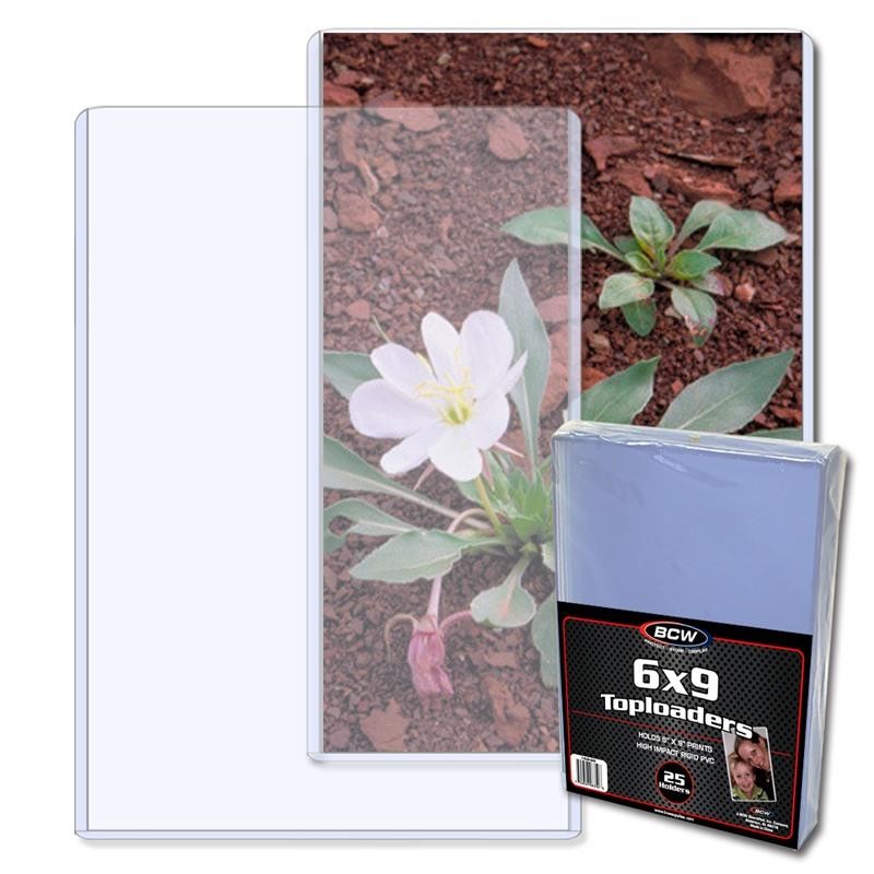 BCW Topload Holder Photo (6' x 9')