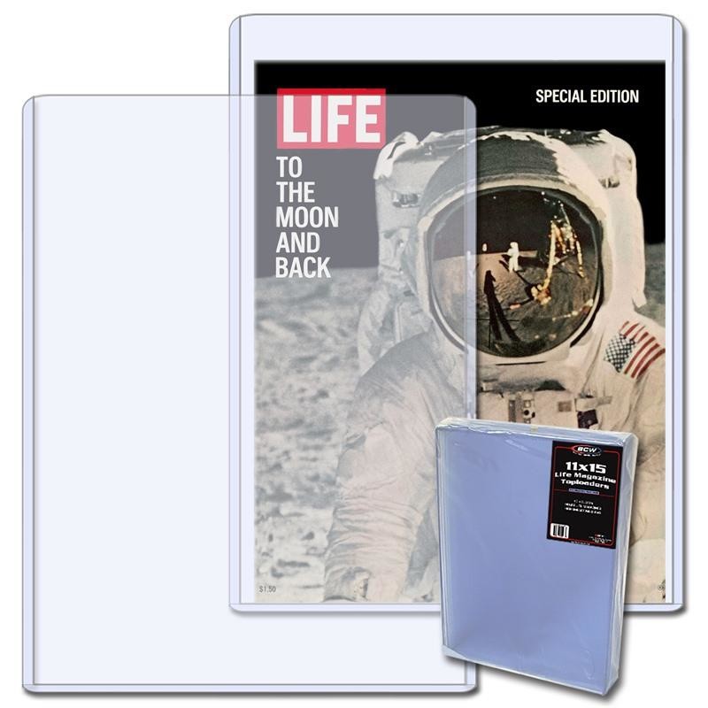 BCW Toploader Holder Life Magazine (11' x 15') (10 Holders Per Pack) - Collectable Storage - Image - Pop Weasel