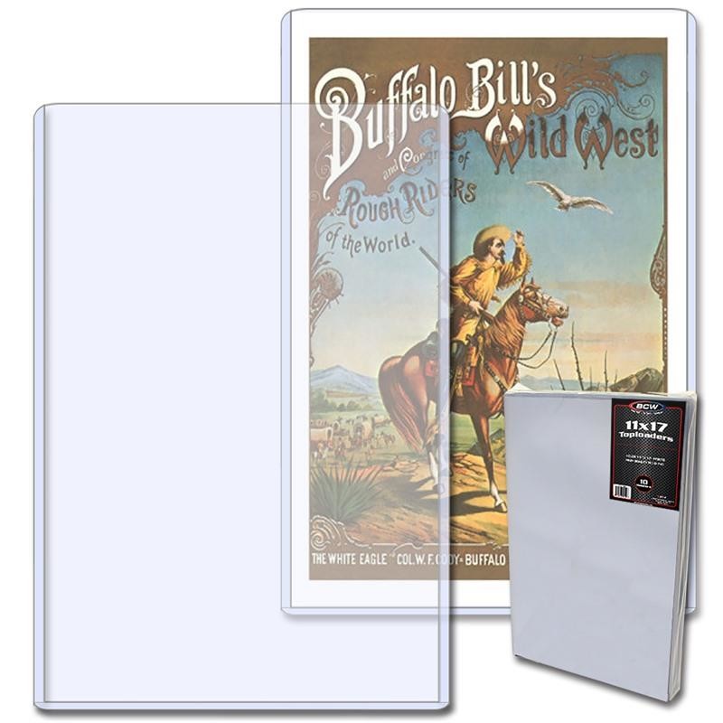 BCW Toploader Holder Art Print (11" x 17") (10 Holders Per Pack)