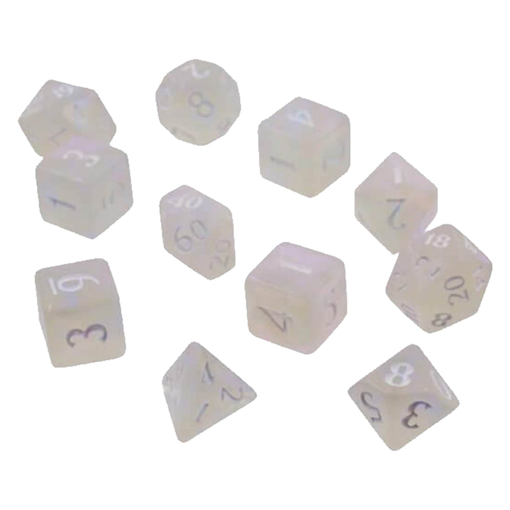 Eclipse 11 Dice Set: Arctic White - Dice & Accessories - Image - Pop Weasel