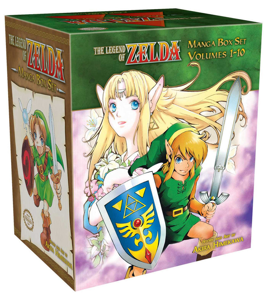 Front Cover The Legend of Zelda Box Set ISBN 9781421542423 - Manga - Image - Pop Weasel