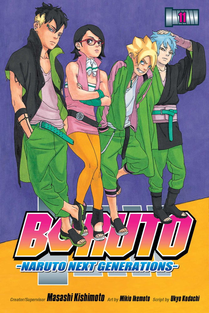 Front Cover Boruto: Naruto Next Generations, Vol. 11 ISBN 9781974720958 - Manga - Image - Pop Weasel