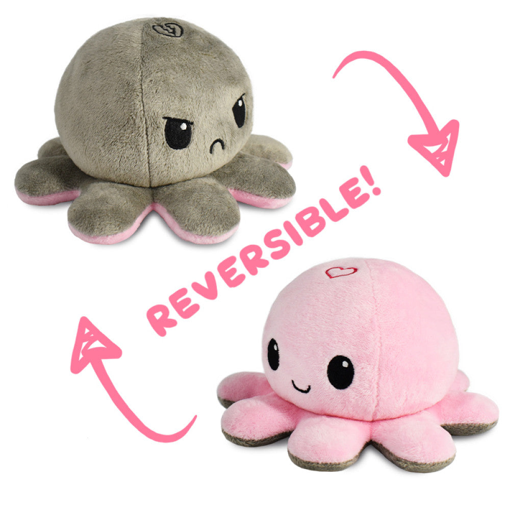 Reversible Plushie - Octopus Heart/Broken Heart - Plush - Image - Pop Weasel