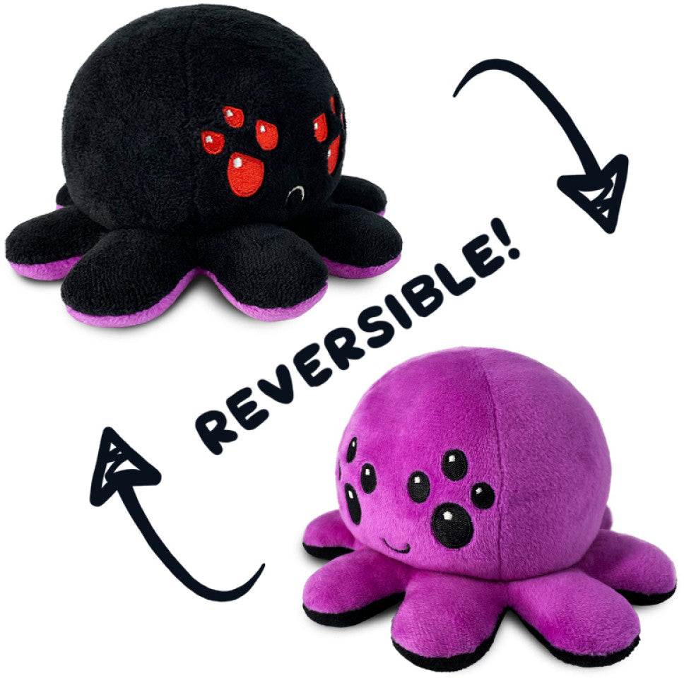 Reversible Plushie - Spider Black/Purple - Plush - Image - Pop Weasel