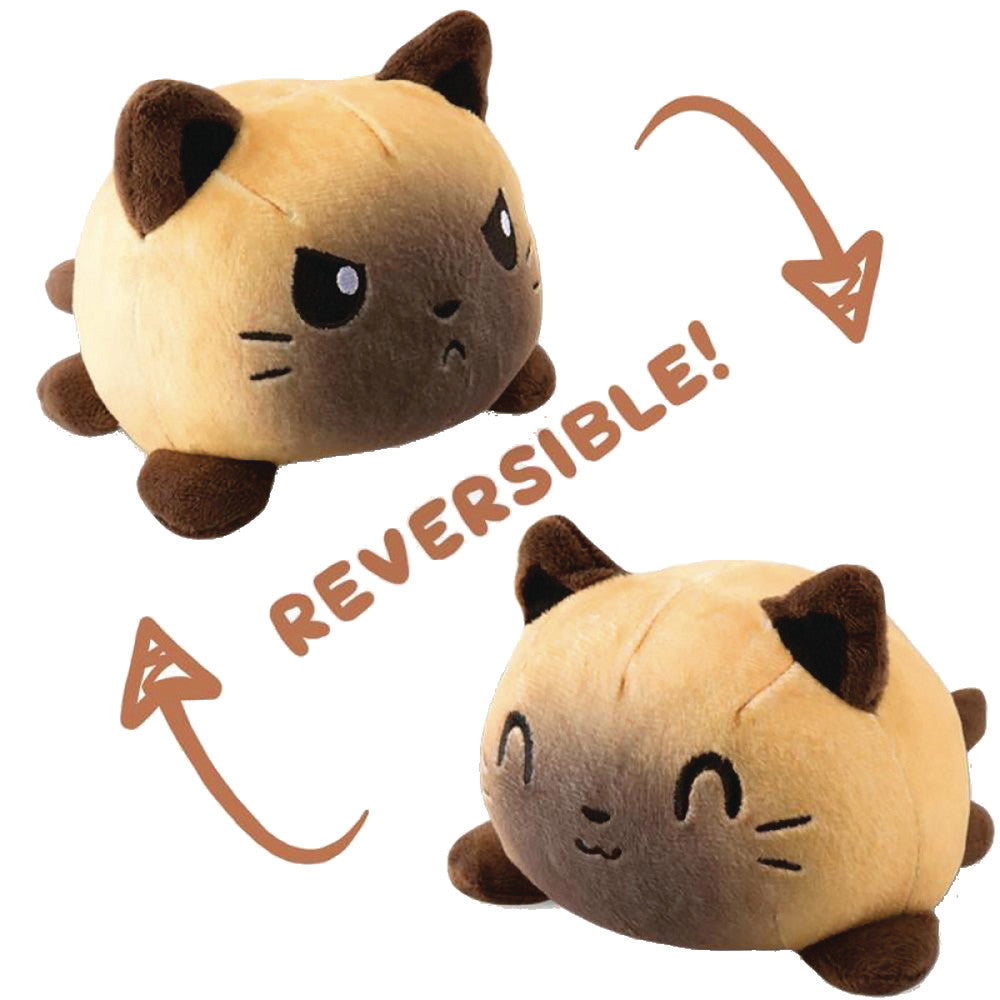 Reversible Plushie - Siamese Cat - Plush - Image - Pop Weasel