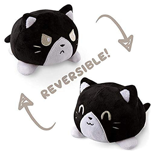 Reversible Plushie - Tuxedo Cat - Plush - Image - Pop Weasel