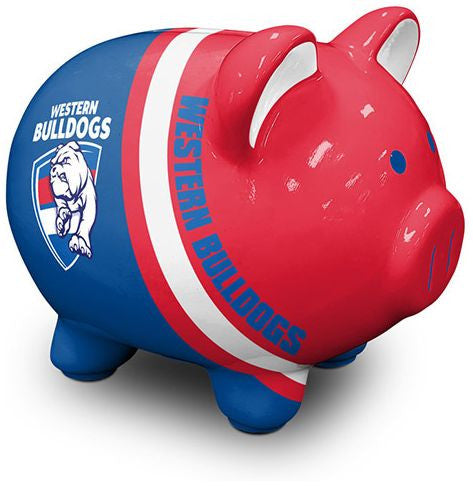 AFL Piggy Money Box Western Bulldogs - Collectables - Image - Pop Weasel